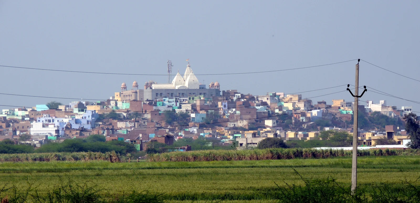 Nandagrāma landscape in Vraja